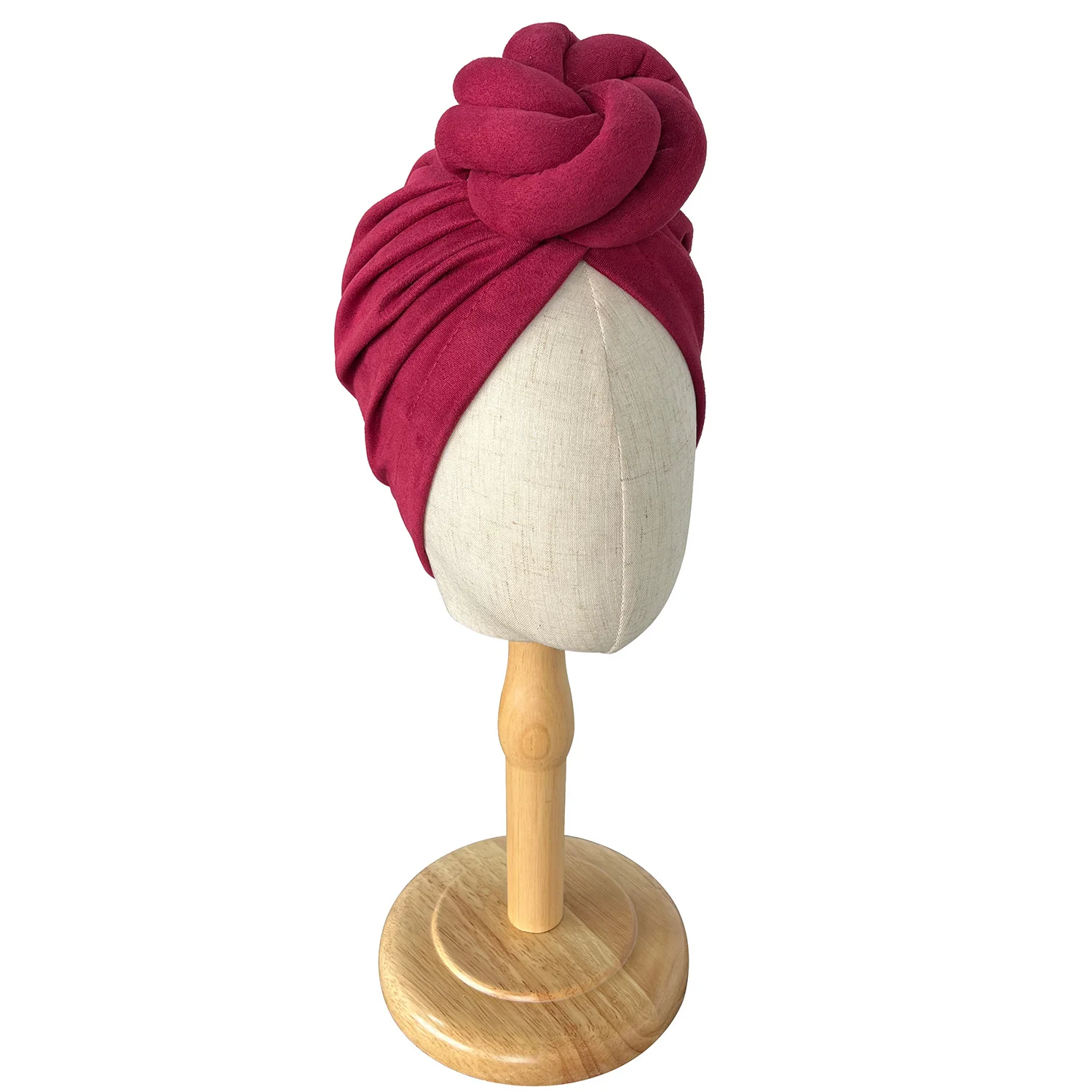 New African Women Large 3D Flower Turban Hat Headwrap Beanie Hat Mujer Bandanas Headcover Chemo Cap Muslim Hair Accessories 4