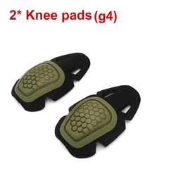 Green Tactical Dragon Armor Suit with Knee Pads & Elbow Brace Protective Set (2 Knee pads Green)