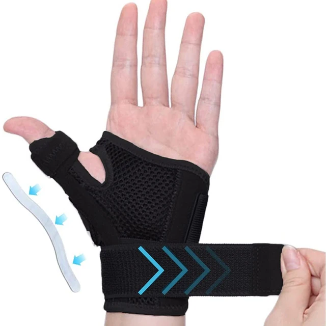 1 pz stecca flessibile supporto per pollice da polso tutore per tendine artre protezione per pollice traspirante adatta per mano destra e sinistra  18