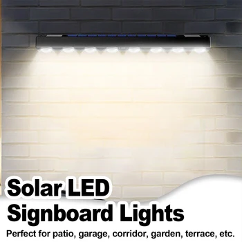 Led Solar Wall Light Cool WhiteWarm White Waterproof Lights Outdoor Wall-mounted Street External Lamp con controllo intelligente 1