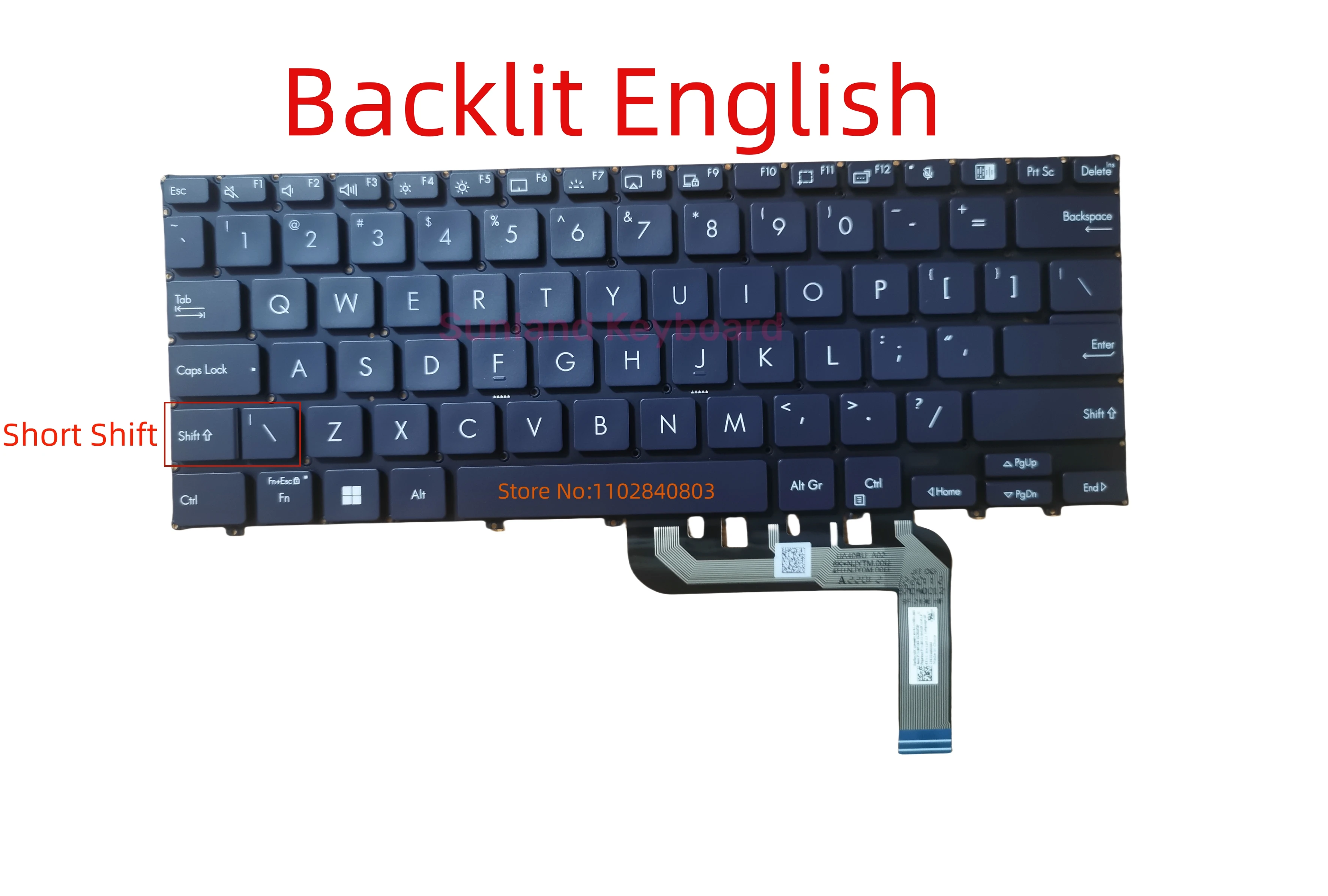 Asus ExpertBook B3 플립 노트북, B3402FEA B3402FBA 노트북 키보드 백라이트, 영어, 미국, 영국, 영국, 영국, 신제품
