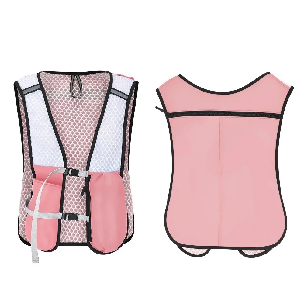 경량 하이드레이션 러닝 조끼 통기성 반사 조끼 스포츠 가방 물병 수납 및 휴대폰 홀더 포함