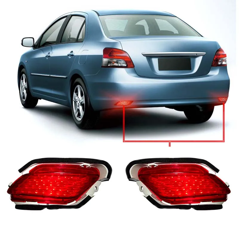 

2PCS Rear Bumper Reflector Light Applicable To TOYOTA VIOS NCP93 2009' LED Rear Bumper Light