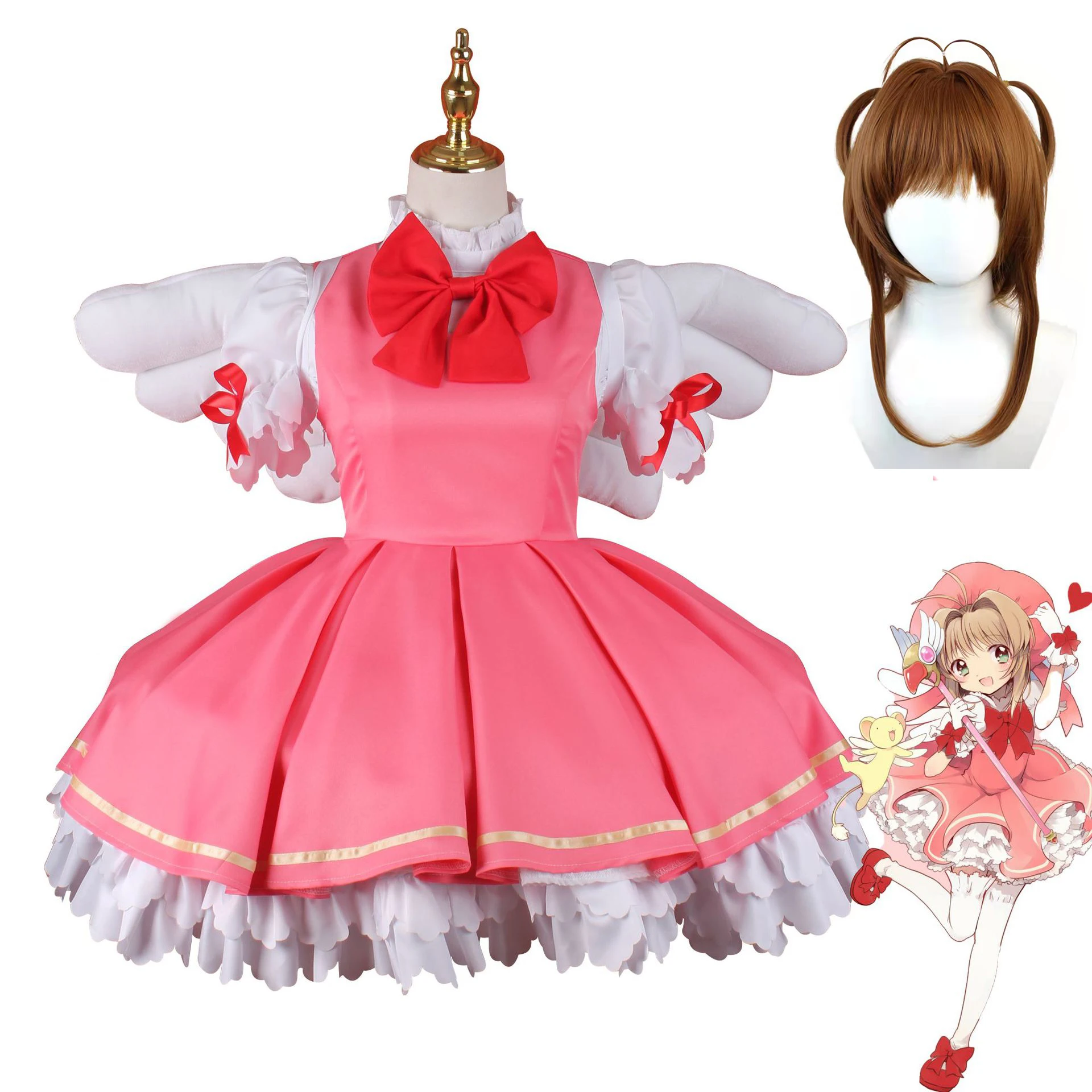 Buy Cosplay Sakura Card Captor Clear Card Cosplay Costume Sakura Online in  India 