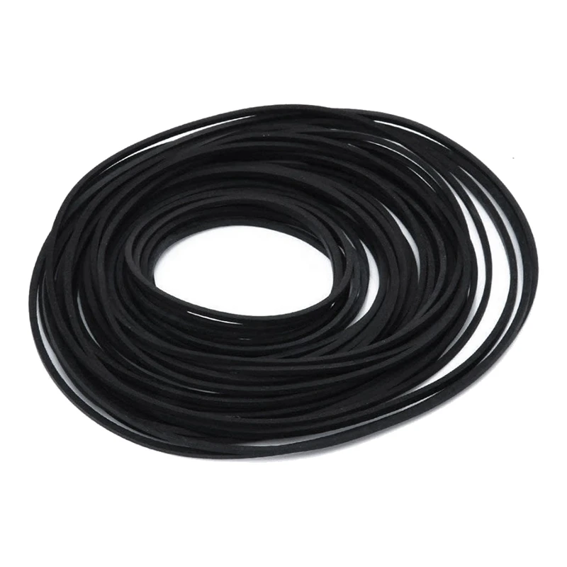 

100PCS Universal Mix Cassette Tape Machine Belts Assorted Common Flat Rubber Belt For Recorders CD DVD Drive