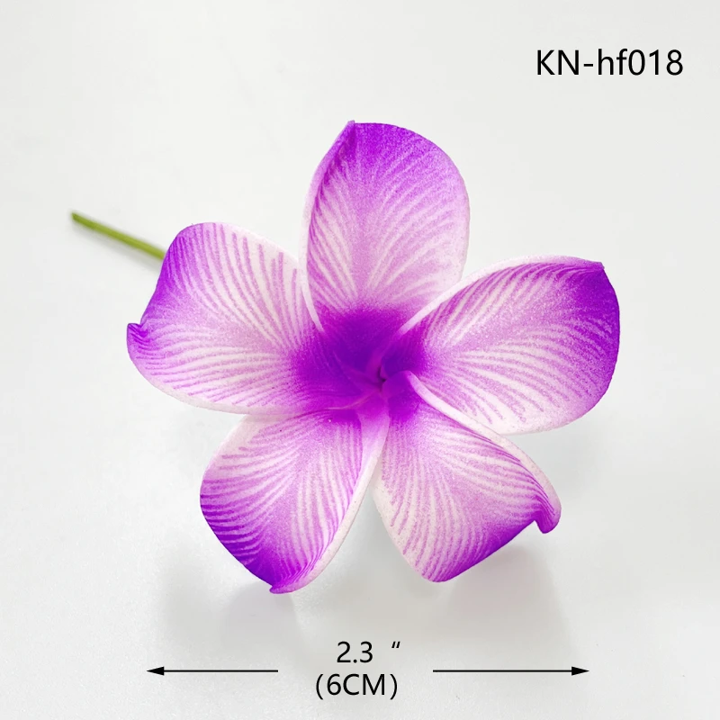 10 Stück Hawaii-Blumen-Haarspangen – Plumeria-Motive Aus EVA, 7 Cm, Bunt Gemischt – Perfekt Für Festival, Hochzeit & Party