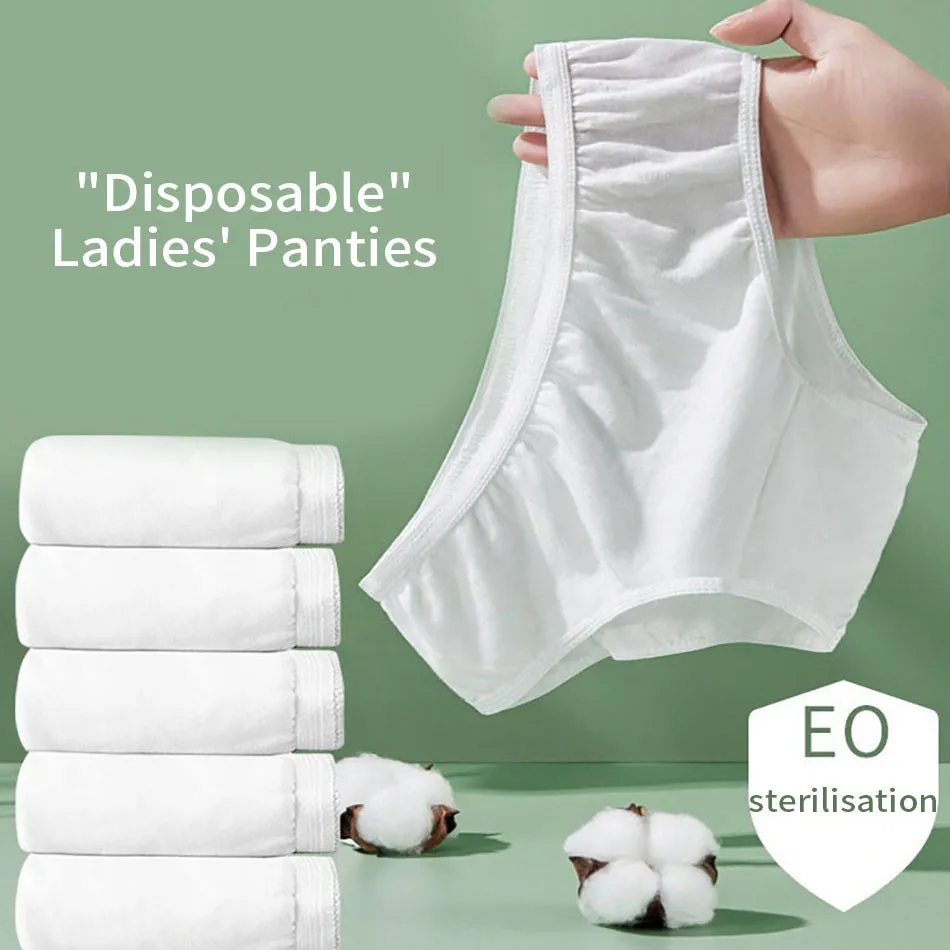 Disposable Cotton Maternity Underwear – 5 Pcs/Pack Soft