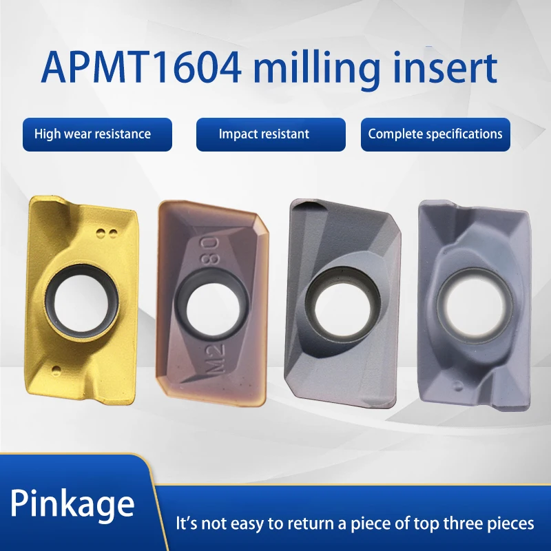 Turning Tool Insert Milling Insert APMT1135PDER APKT1604 APMT1604 Carbide Inserts Lathe Parts Tool CNC