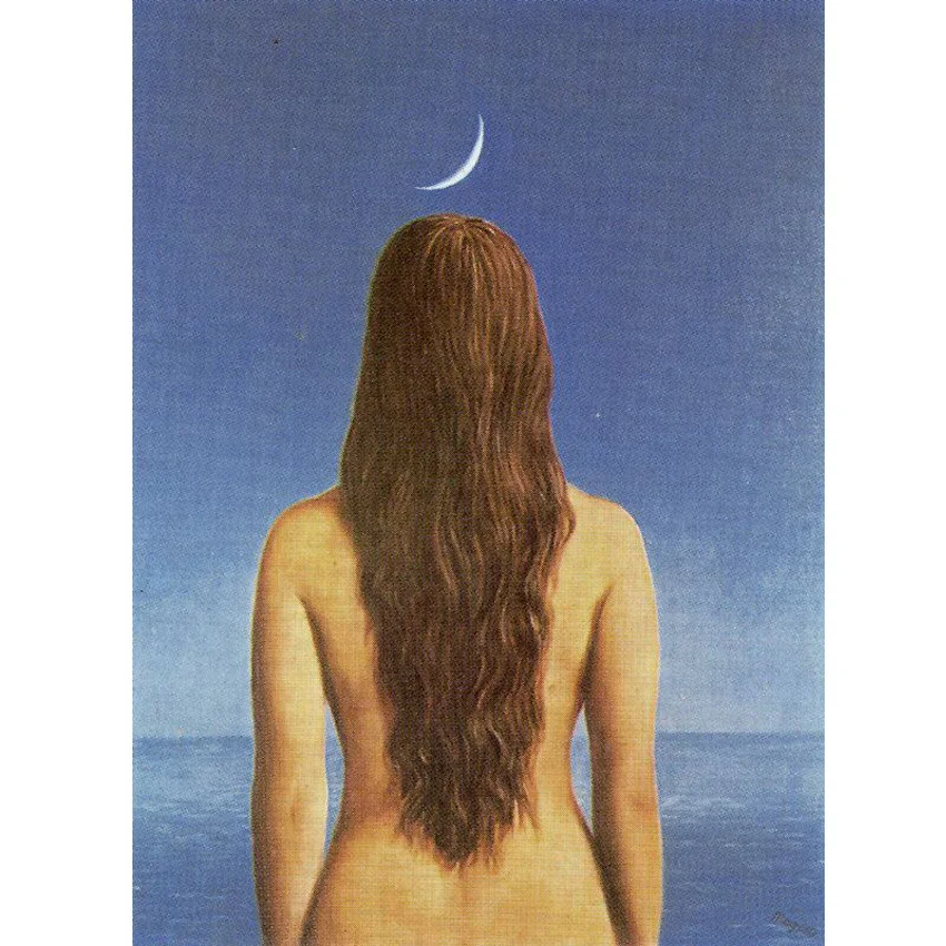 

Rene Magritte paintings,The evening gown,Fine art reproduction,Hand painted Famous painting replice,Modern home wall decor art