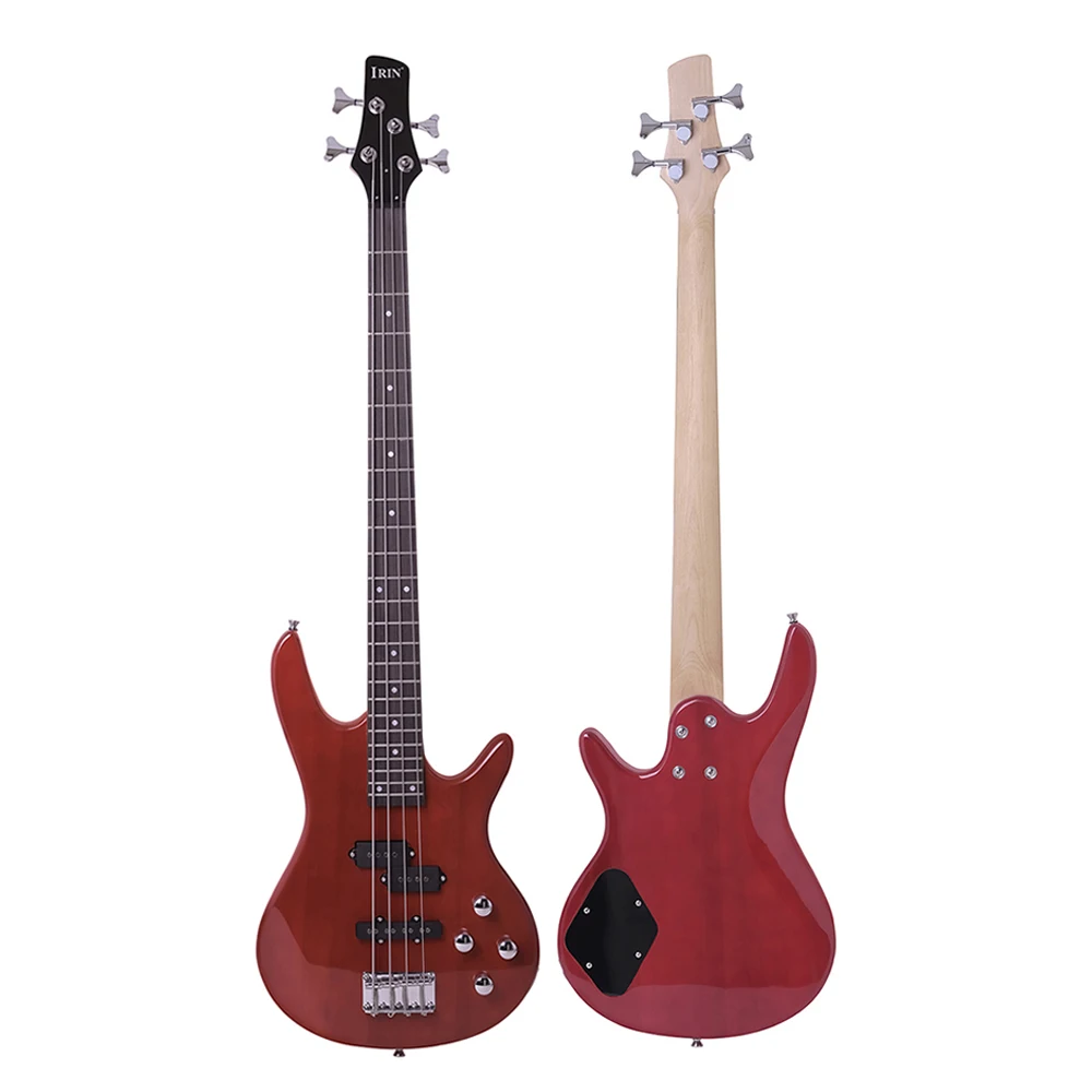 4 Strings Bass Guitar Maple Body Electric Bass Professional Play Performance with Bag Strings Strap Tuner Guitar Accessories