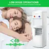 Cooler Dispenser with Built-in Ice Maker, Hot and Cold Top Loading 3 to 5 Gallon Bottle Water Dispenser,27LBS/24H Ice Maker Mach 5
