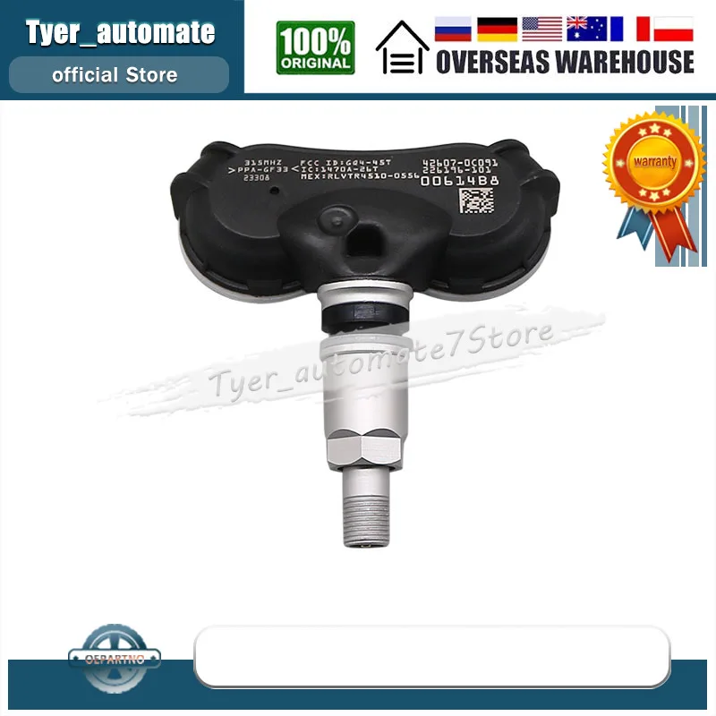 Premium Universal 315MHz TPMS Tire Pressure Monitor Sensor