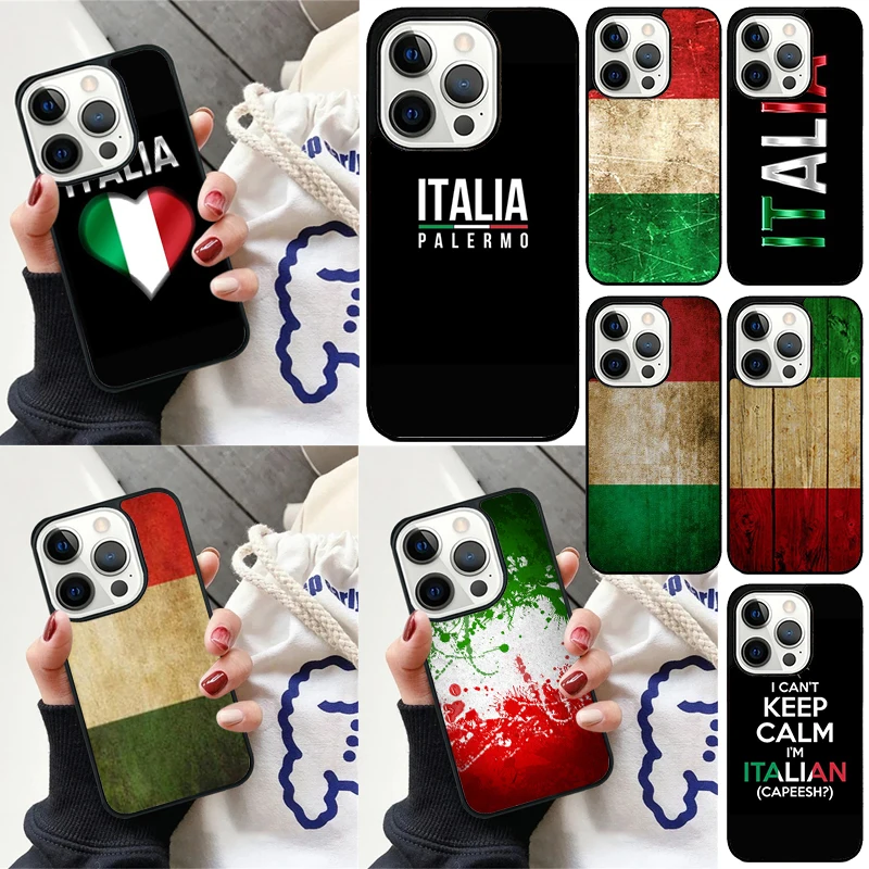 Cover Bandiera Nazionale Italia Italia Per Iphone 13 14 15 Pro Max 12 Mini 11 15 Pro Max 6 7 8 Plus X Xr Xs Max Se 2020 Custodia Per Telefono