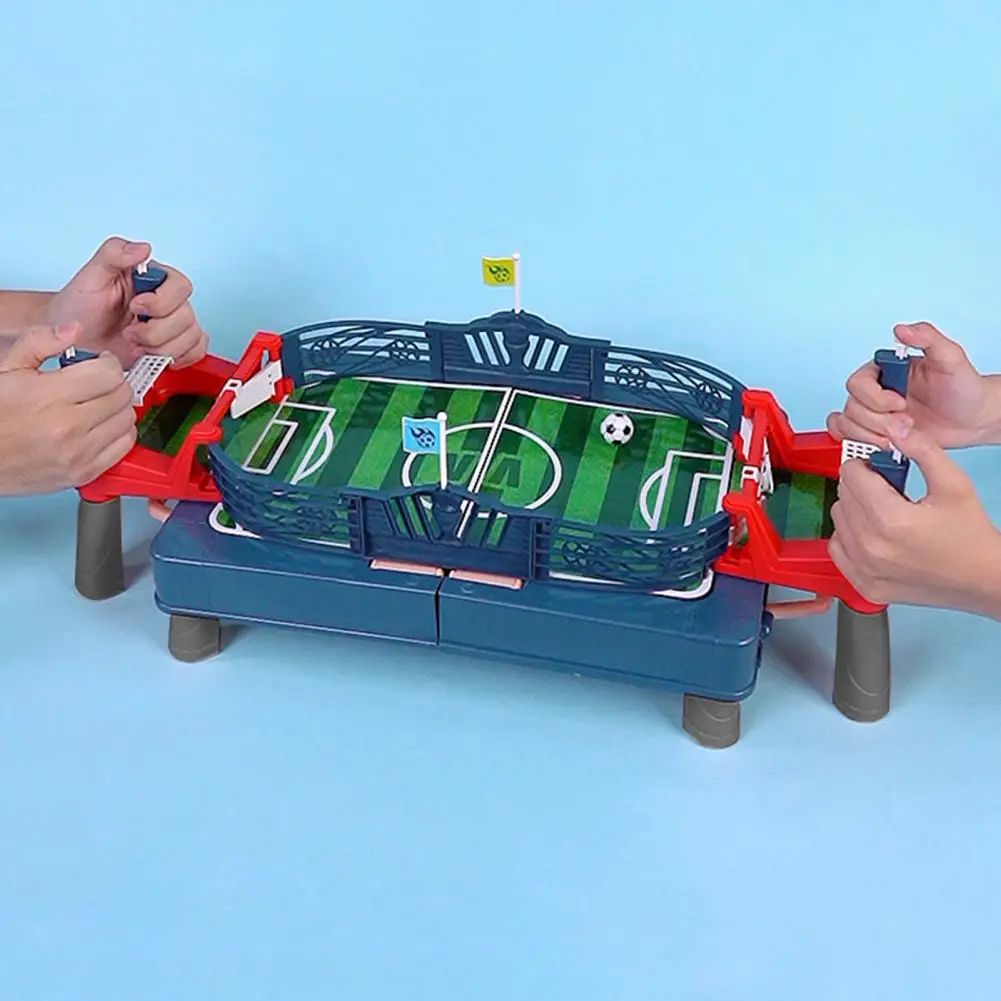 Table Foosball 1 Set Useful Exciting Bright Color  Kids Adults Tabletop Football Game Set Educational Toy Reunion soccer volleyball rugby football kick throw solo practice training aid control skills adjustable waist belt for kids adults