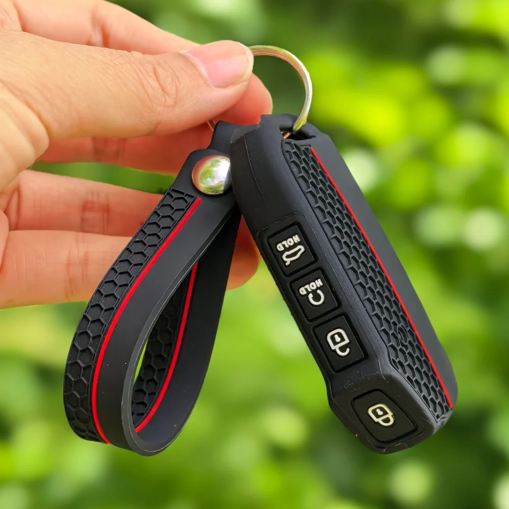 Premium Silicone Car Key Case Cover - Enhanced Protection