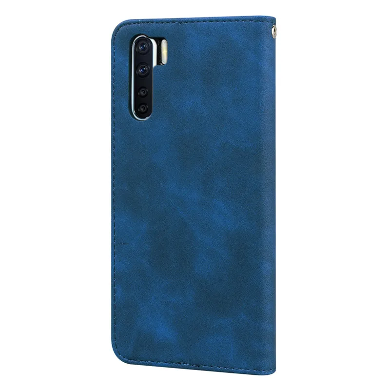 OPPO A91 용 가죽 플립 케이스, 럭셔리 풀 범퍼 지갑 케이스, Oppo A91 A 91 북 코크 카드 홀더, 마그네틱 폰 케이스