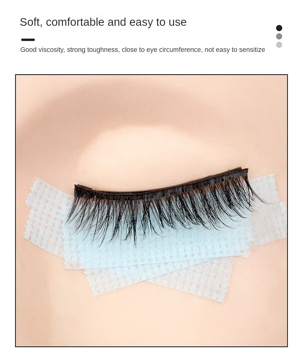 Description Picture 6 of itemRoll Makeup Eye Tapes Eyelash Extension Breathable Easy Tear Individual False Eyelash Lash Tape Anti-allergy