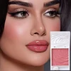 Radiant Glow Blush Powder - Instant Cheekbones & Contouring, Water-Resistant All Skin Tones - Orange/Coral/Pink Shades 5