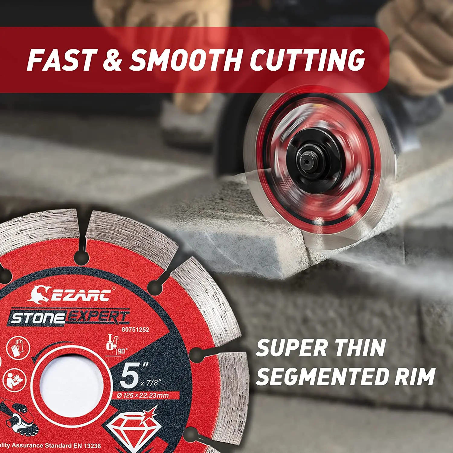 5 Discos De Diamante 4.5″ Para Azulejos – Corte Rápido En Amoladora Angular (ZORUNNA)