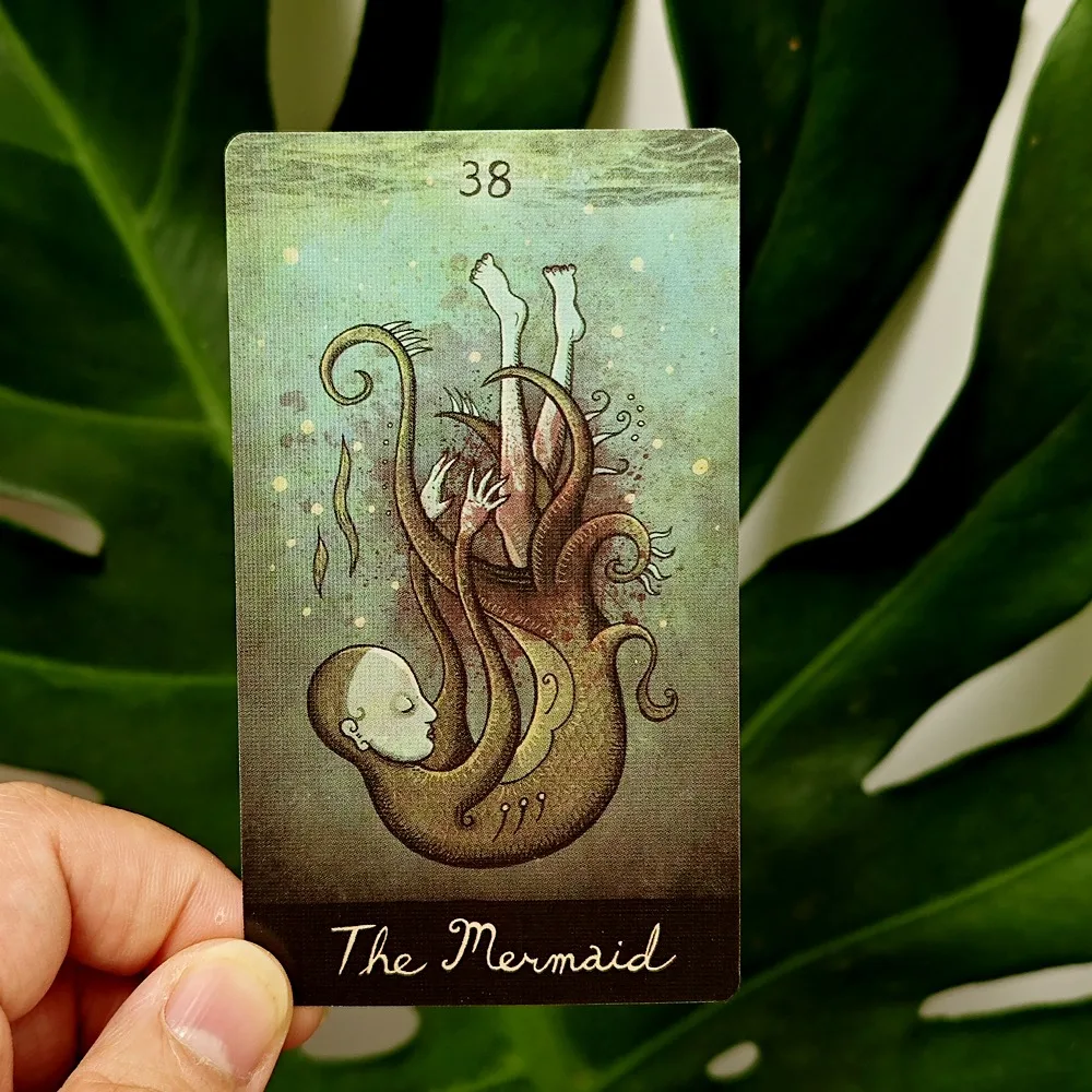 Abandon Oracle Deck 10.5*6cm Based on Nightmares From The Dream Diaries of Patrick Valenza 52 Horrifying Oracle Cards 3