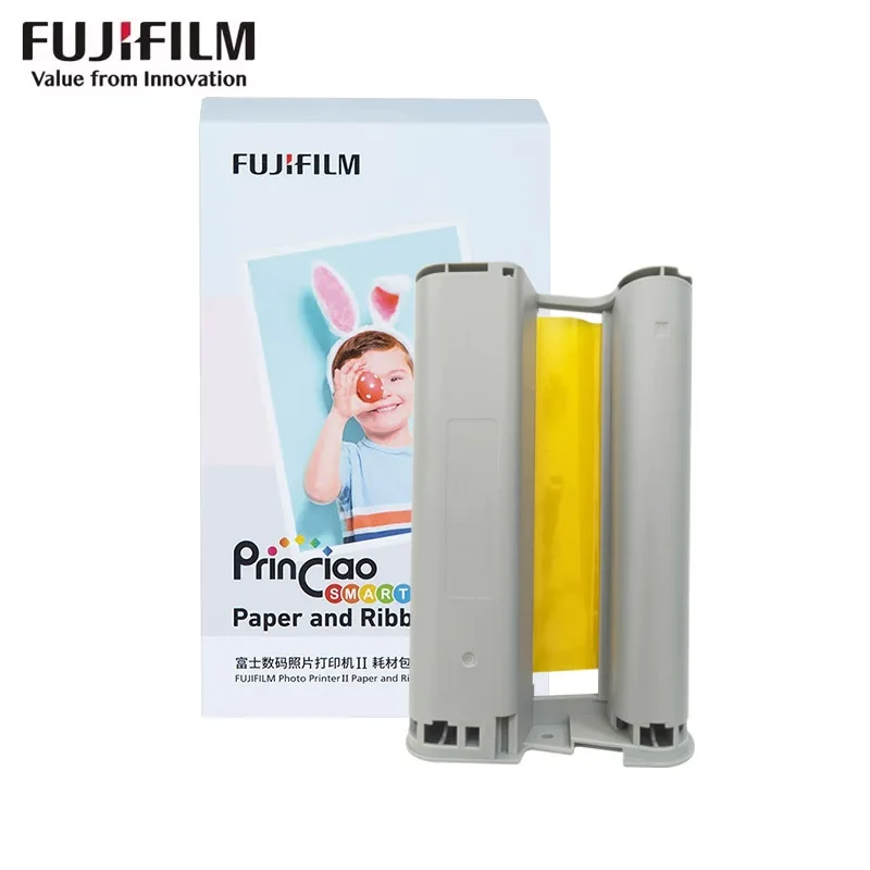 Fujifilm PrinCiao Xiaoqiao Printing 40-200 Sheets Paper Digital Photo Film Consumables Package For Fujifilm Princiao Smart II