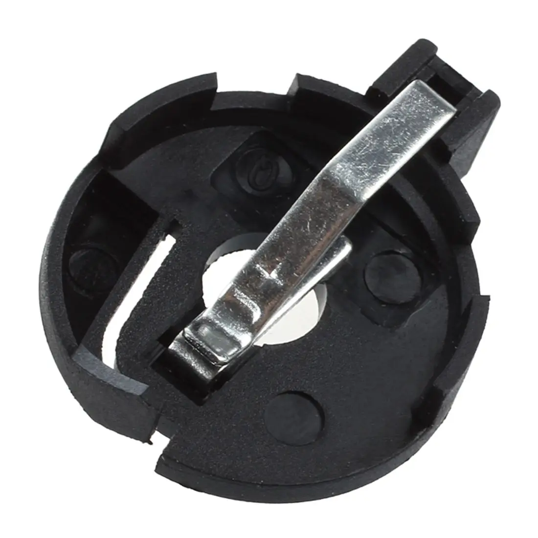 CR 2032 Coin Cell Button Battery Holder Socket Black 5 Pcs