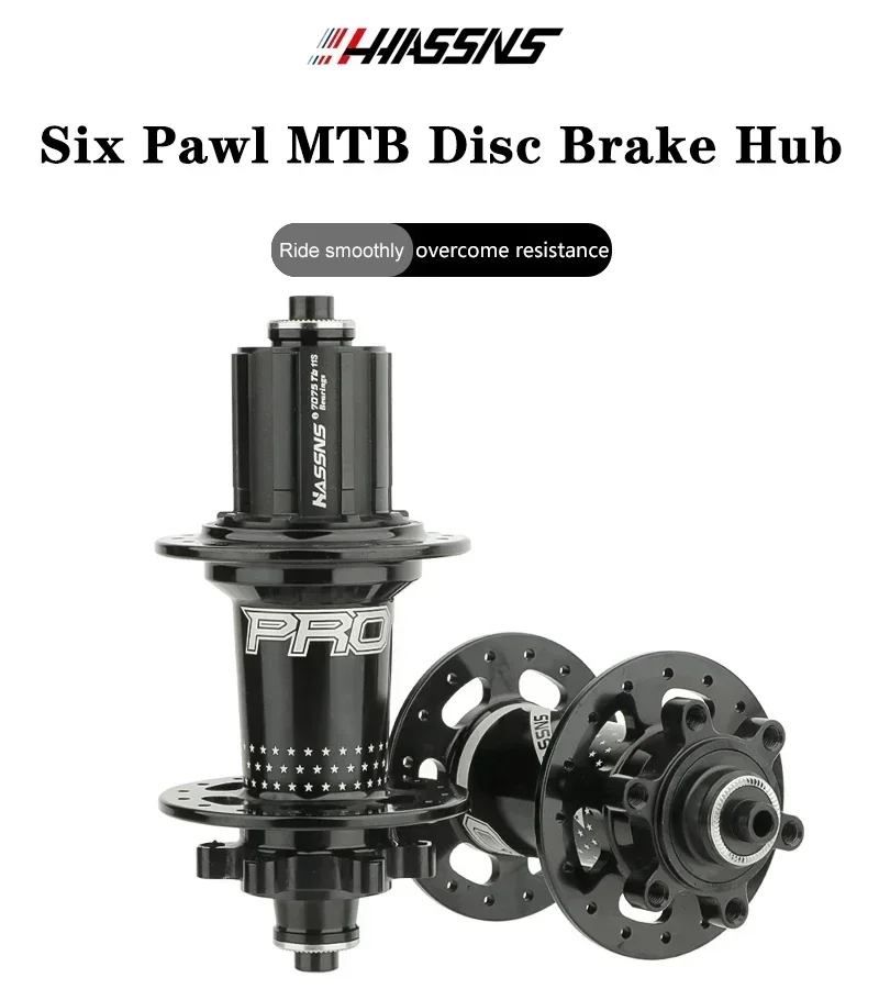 HASSNS PRO 7 32-Loch-MTB-Naben 7 8 9 10 11 12-Gang-MTB-Naben laute Würfel K7 24/32-Loch-Nabe für Fahrrad MTB-Hinterradnabe Schnellspanner – Detail 3