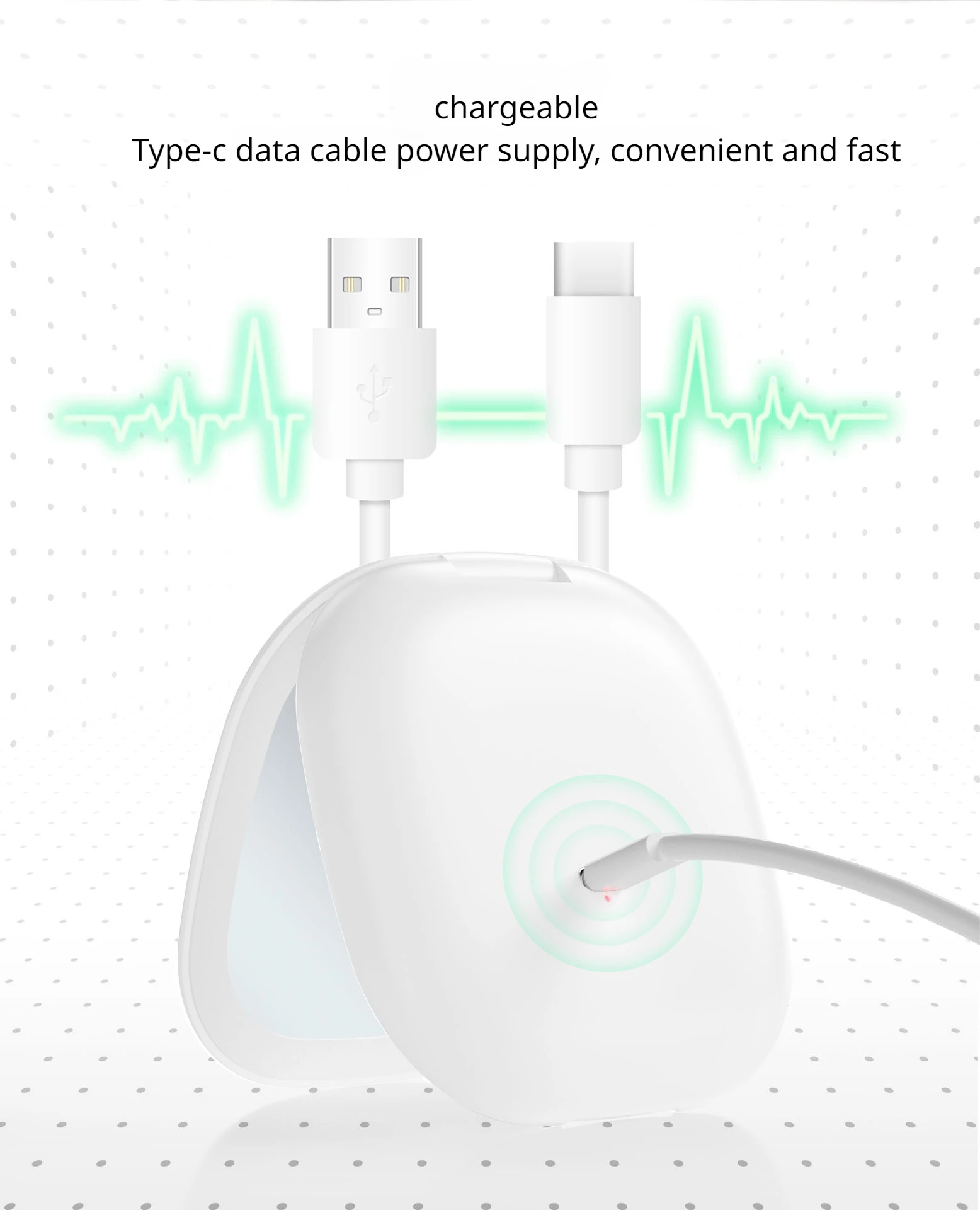 LED makeup mirror showing compact size and 2-Face feature.