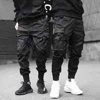Hidden Black Warrior Casual Tactical Pant Paratrooper Functional Mens Cargo Pants Harajuku Fashion Skinny Streetwear Men Joggers 1