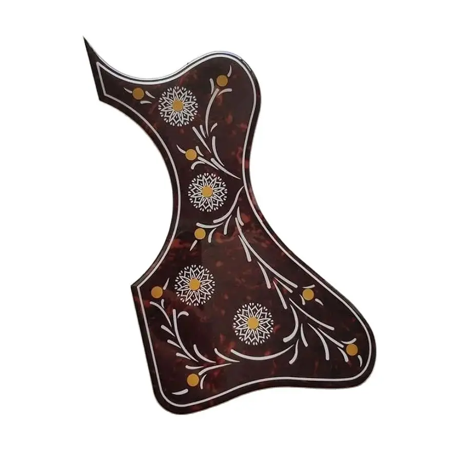 

Acoustic Guitar Pickguard, 2.0mm Thickness Self Adhensive Folk Guitar Pick Guard Scratch Plate for Gibson J200 Guitar