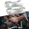 1pc 17mm 19mm Diesel Fuel Injector Pipe Socket Wrench Hexagonal Opening Removal Nuts Sleeve Slotted Sensor Wrench Repair Tools 1