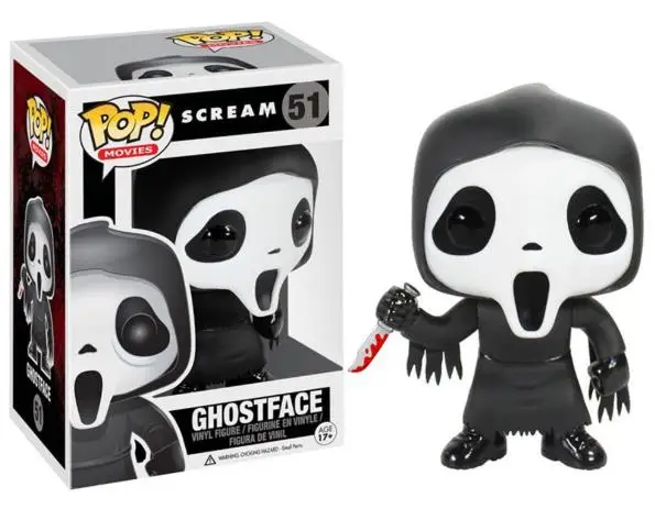 Funko Movies Scream - Ghostface 51 # Chucky 315 # Action Toy Figure Anime Modello Vinile Figura Pvc Collezione Giocattoli