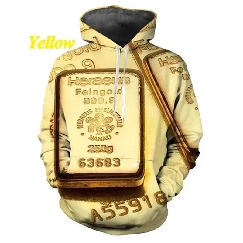 thumbnail image 1 of Sudadera con capucha con estampado 3D de dólar divertido para hombre y mujer, sudadera con capucha gráfica informal personalizada, sudadera holgada de gran tamaño para hombre, 1 of 4