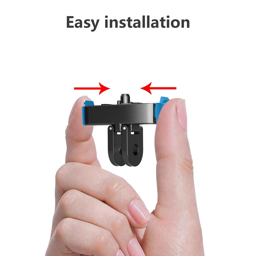 Hero 13 Magnetic Quick Release Mount Aluminium Alloy Base Two Claw Adapter For Gopro Hero 13 Black Action Camera Accessories