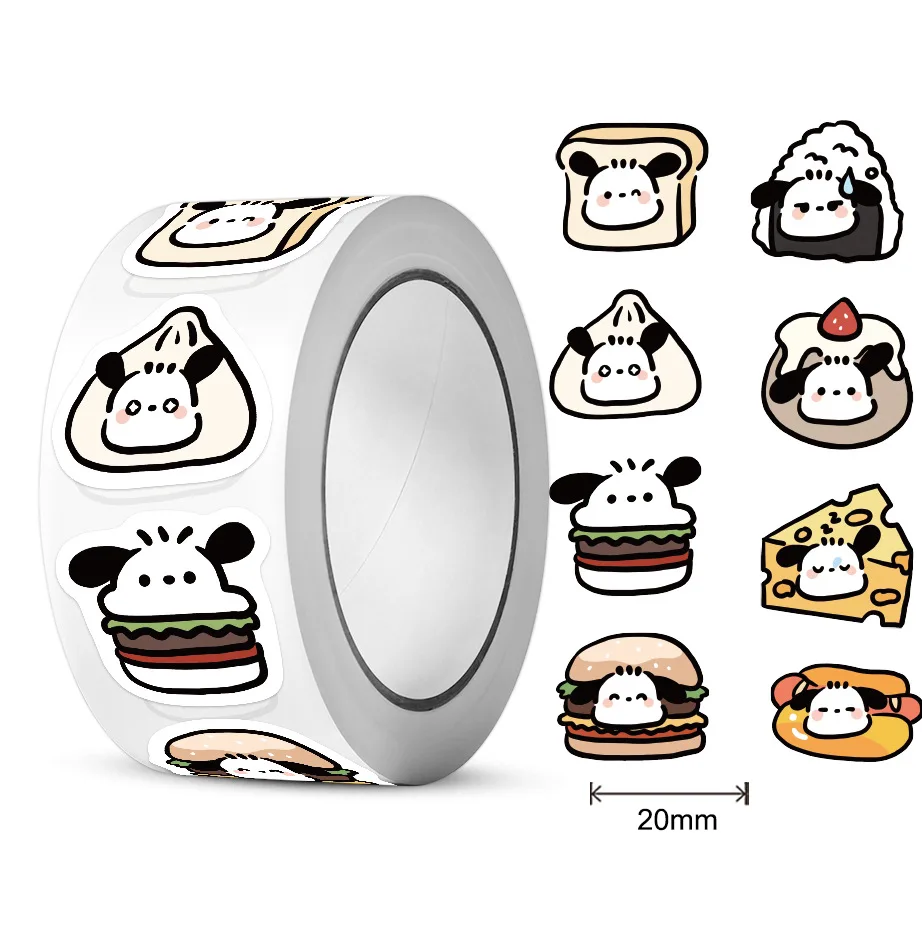 500개 일본 스타일 INS 고급스러운 파차 강아지 산리오 귀여운 창의적인 저널용 씰링 스티커