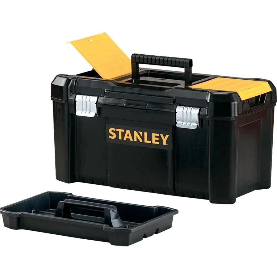Ящик для инструмента Stanley Essential TB STST1-75521 (1-75-521) (металл/пластик; металлический замок; встроенные в крыш