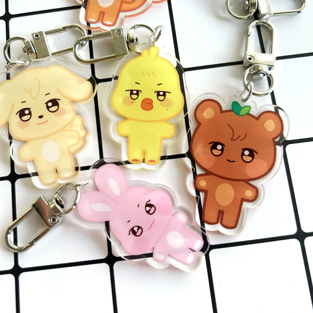 Kpop ATEEZ Cartoon Keychain - Fan Gift Pendant Accessories