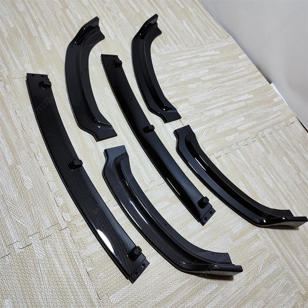 Car Front Bumper Splitter Lip Body Kit Spoiler Diffuser Deflector Chr