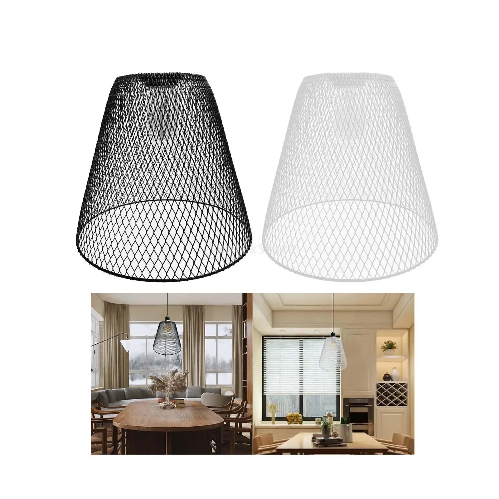 Iron Wire lampshade Hollow Out Metal Pendant Lamp Shade Cover Chandelier for Living Room Shade Creative Lampshade Decoration