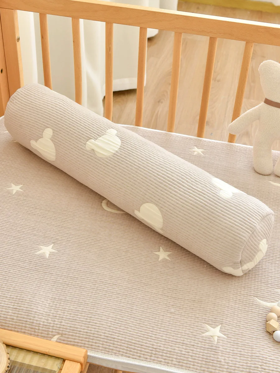 Baby Pillow Cylinder Comfort Side Sleep Neck Protection Pillow Baby Bed Long Fence Child Bed Cushion Anti collision CJ194