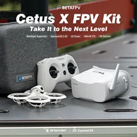 Kit FPV BETAFPV Cetus X version ELRS RTF, drone de course, 3 émetteurs radio, lunettes FPV VR03, quadricoptère RC C04, mini drone, 4 batteries 3