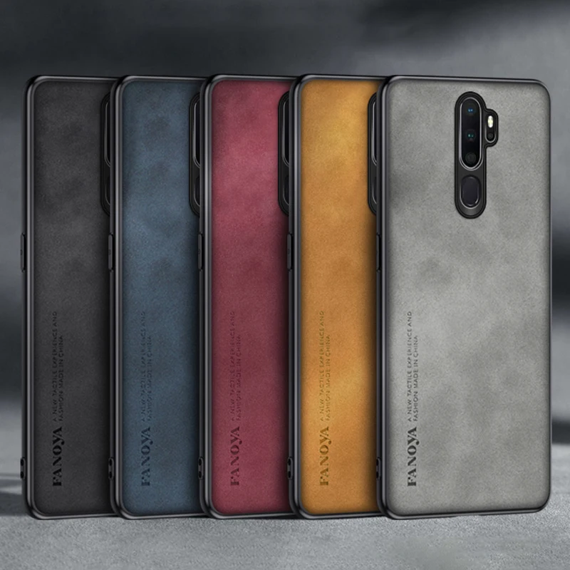 Premium PU Leather Business Matte Silicone Phone Case - Luxury Protection Cover