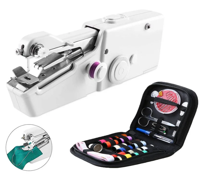 

Handheld Sewing Machine, Mini Portable Sewing Machine, Electric Household Quick Repairing Tool, Handicrafts, Home Travel Use