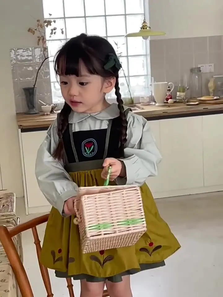 Josaywin Детское платье из хлопка для девочек