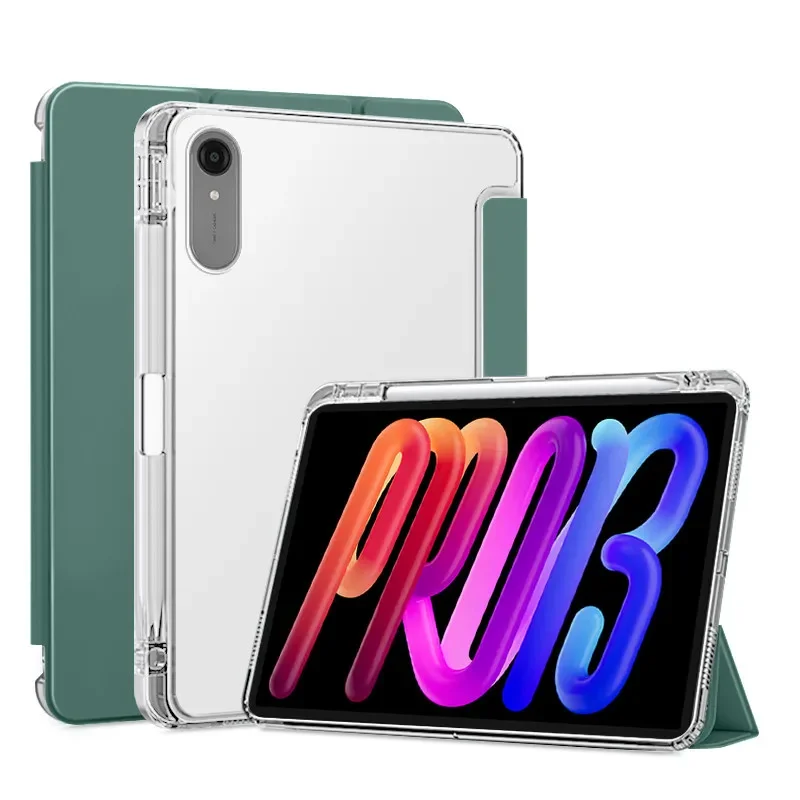 Lenovo Idea Tab Pro Gen 2 13 Trifold Soft Back Stand Case with Pen Holder