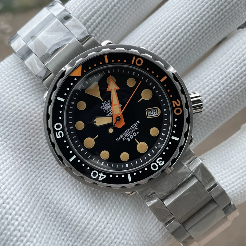 

STEELDIVE Mens Diver Watches Tuna Automatic Watch Military 300M Waterproof Mechanical Wristwatch C3 Luminous Sapphire NH35