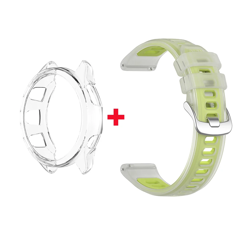 Enhanced Product Title:  
Transparent Jelly Color Silicone Watch Strap