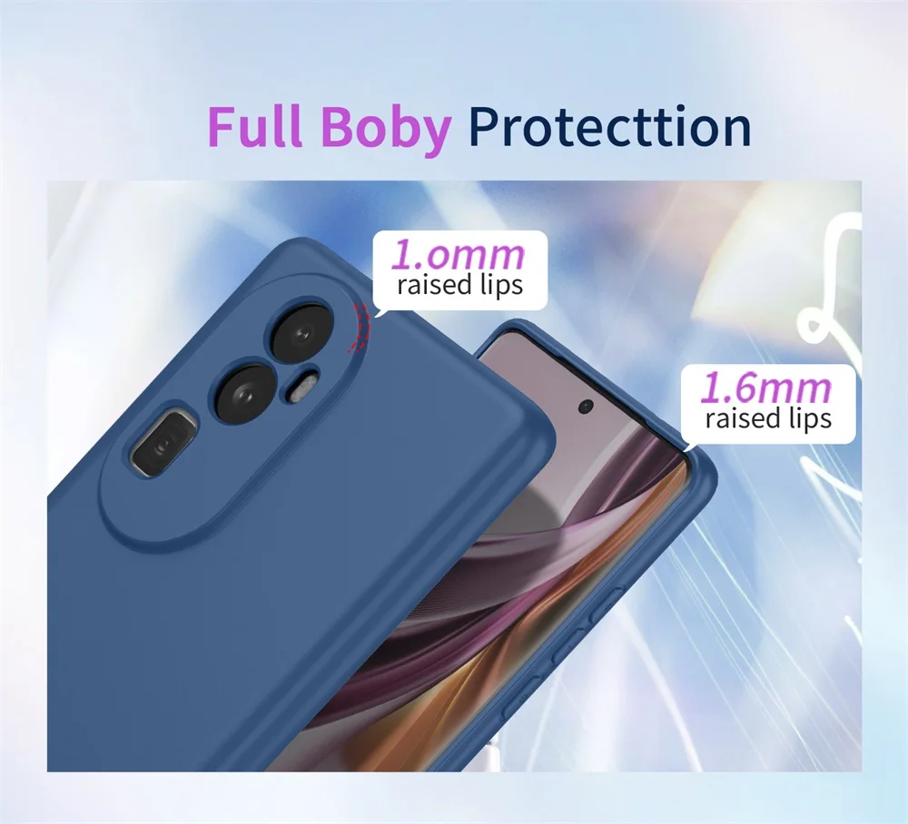 Ultra Slim Silicone Rugged Armor Case with Microfiber Lining