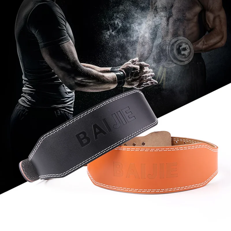 

Genuine Leather Weightlifting Belt Men Women Gym Weight Llifting Belt for Lumbar Back Support Powerlifting Heavy Duty Workout