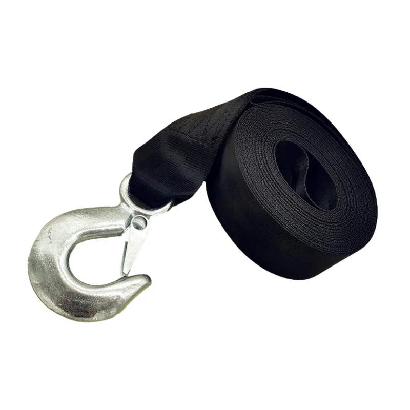 보트 트레일러 윈치 스트랩, 자동차 견인 로프, 야외 비상 트롤리 로프, 자동 폰툰 웨이버러너 낚시 보트용